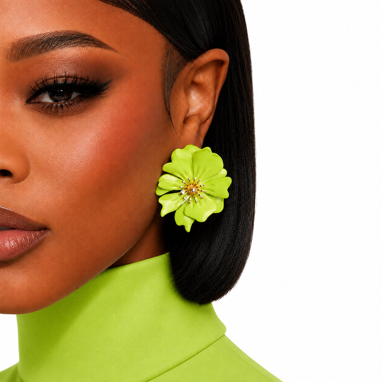 Soleil Floral Stud Earrings
