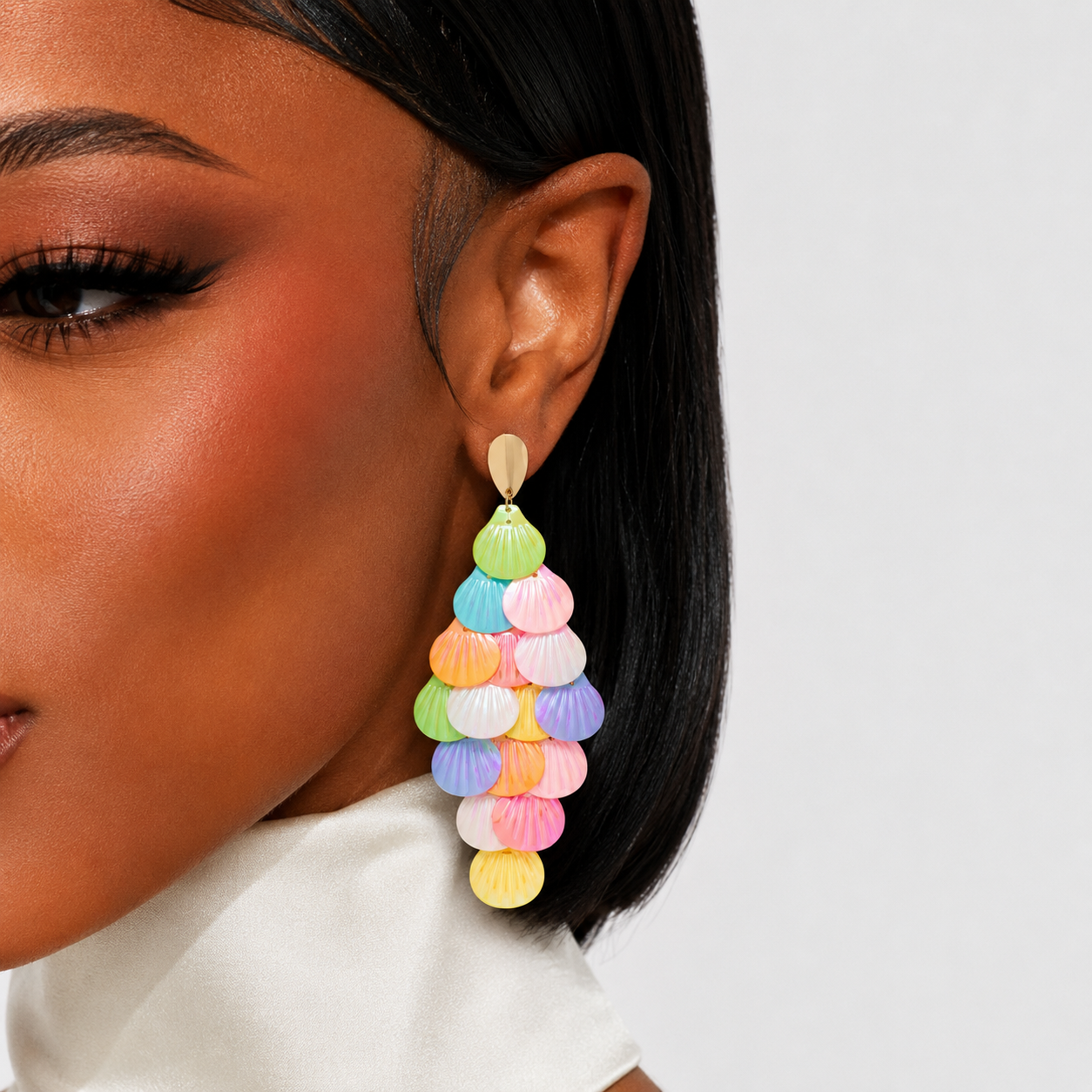 Aqua Magic Multicolored Earrings