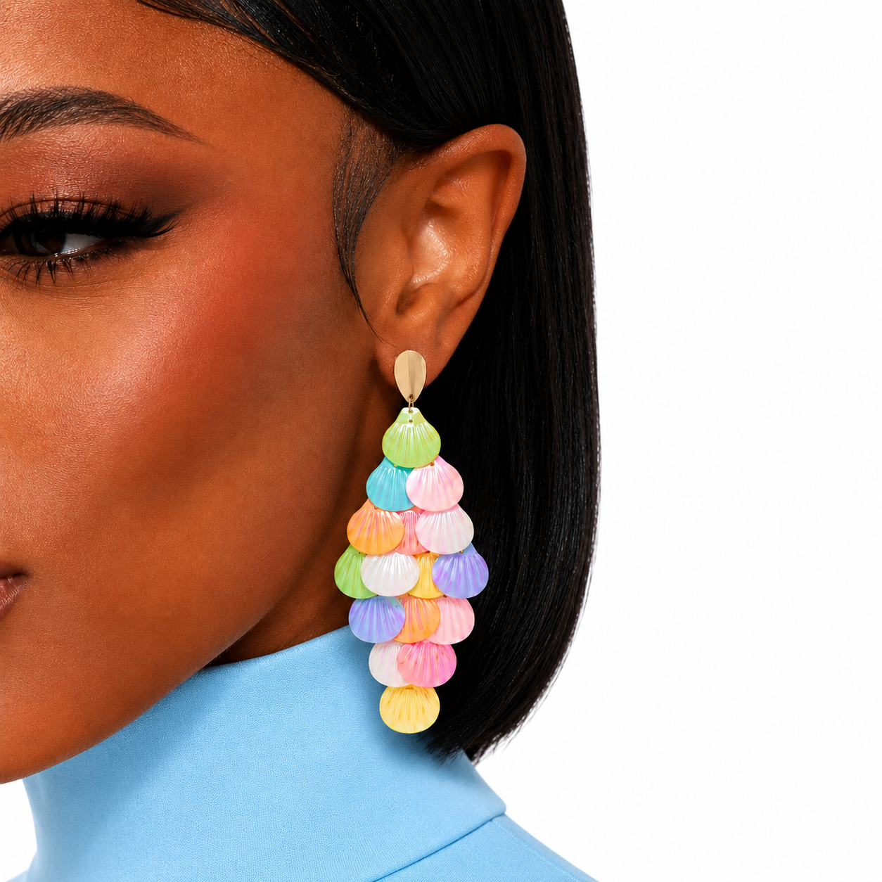 Aqua Magic Multicolored Earrings