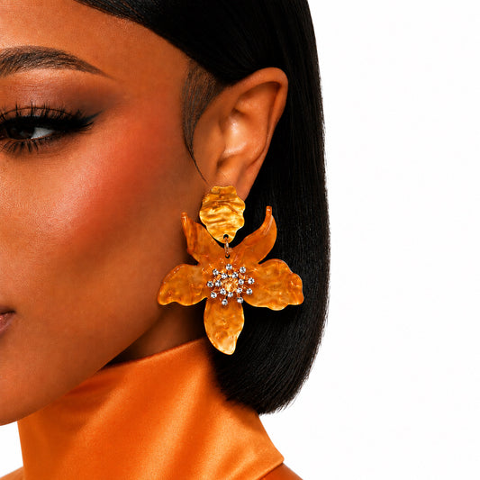 Blossom Brown Earrings