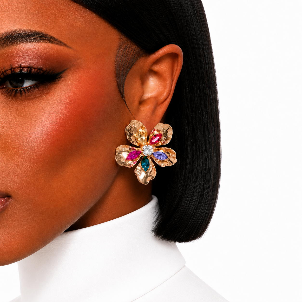 Dulcina Floral Stud Earrings