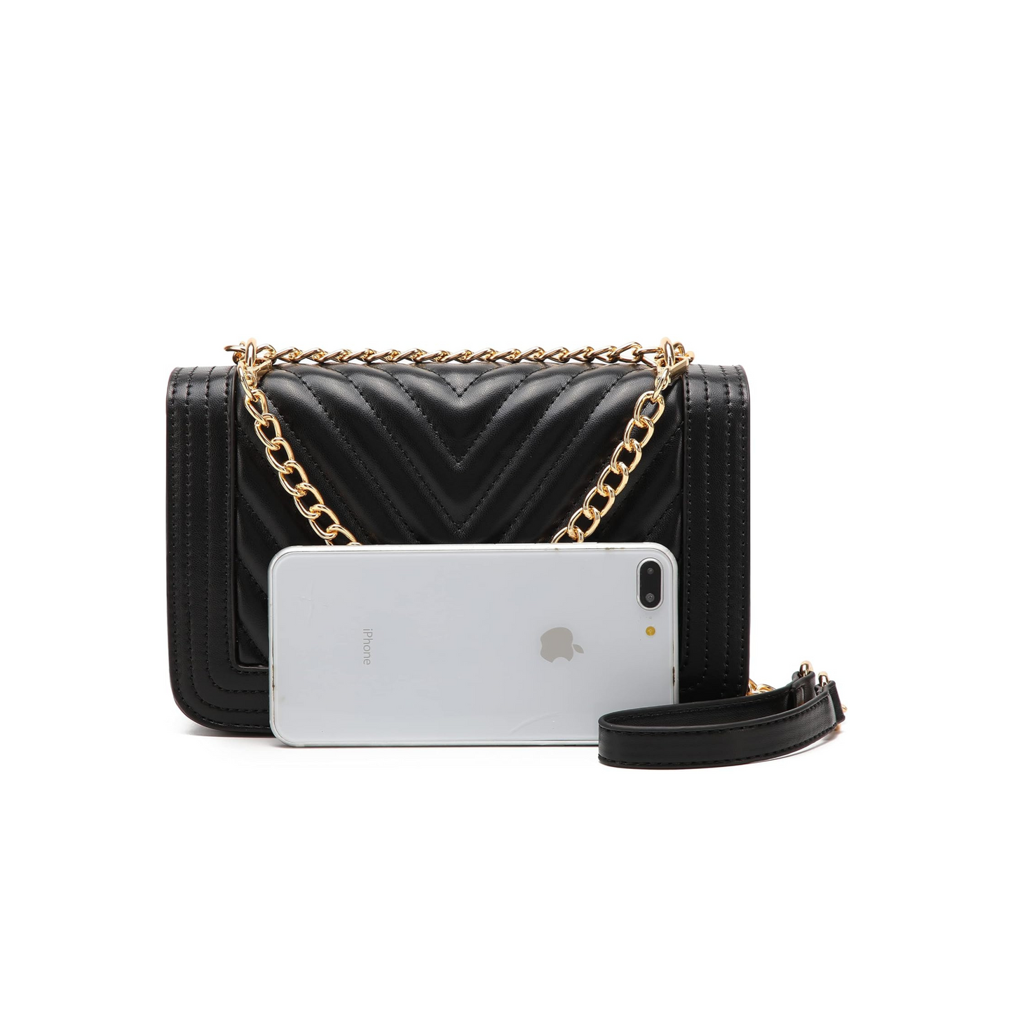 Stushhh Luxe Quilted Chain Bag